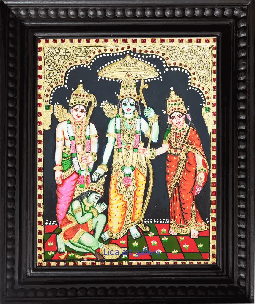 [107] Kodandaraman- Tanjore Painting