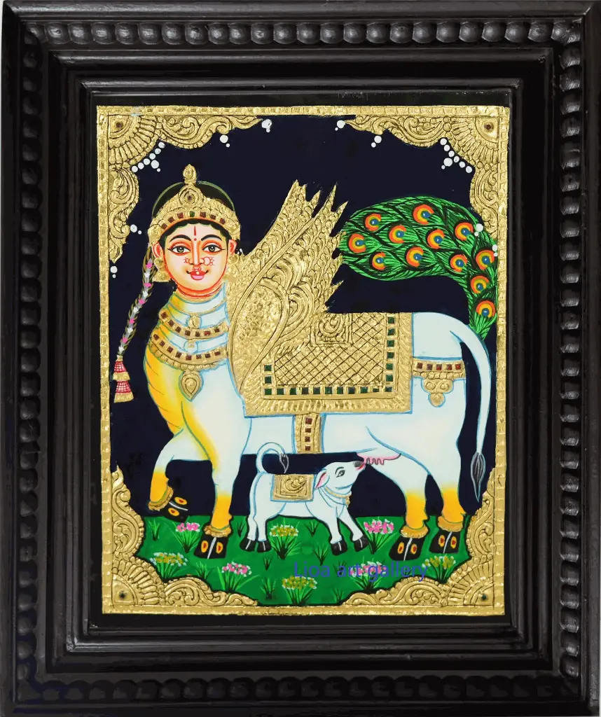 Komadha- Tanjore Painting