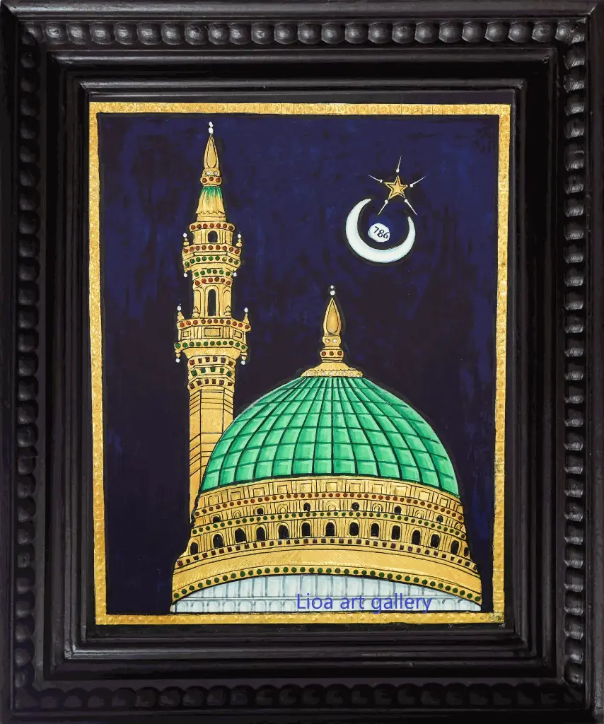 [118] Masjid- Tanjore Painting